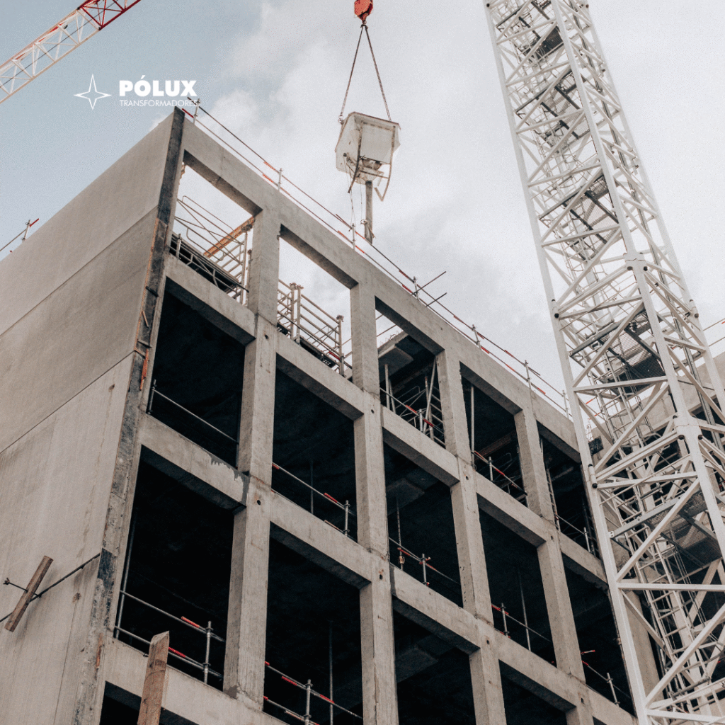 Vantagens logísticas dos transformadores a seco em obras rápidas