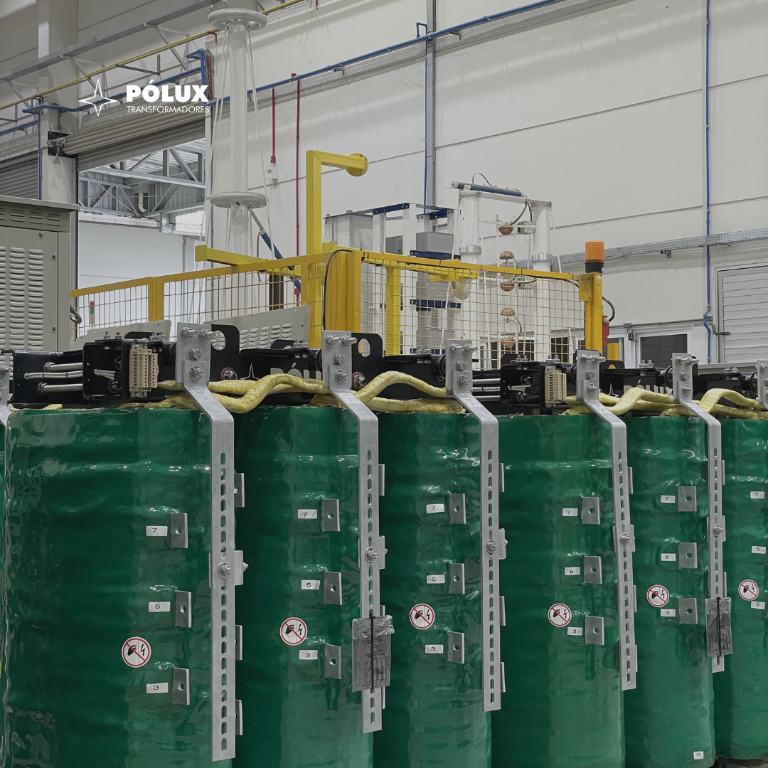 Transformador a seco para subestações de energia em plantas de saneamento